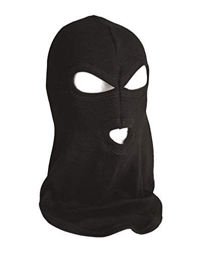 Mil-Tec Unisex Balaclava Sturmhaube, Schwarz, One Size von Mil-Tec