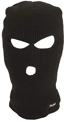 Mil-Tec Unisex Balaclava Sturmhaube, Schwarz, One Size von Mil-Tec