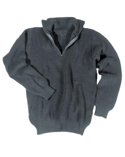 Mil-Tec Unisex Troyer Pullover, Schwarz, 48 von Mil-Tec