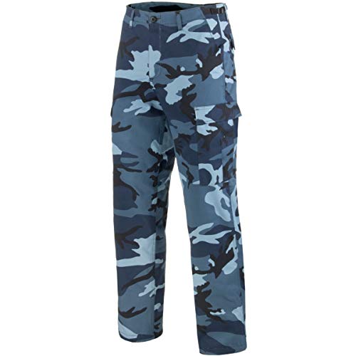 Mil-Tec Us Ranger Hose Typ BDU Armee Hose Männer, Himmelblau, L von Mil-Tec