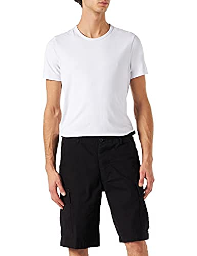 Mil-Tec US Bermuda-Shorts aus Ripstop-Gewebe, vorgewaschen, Woodland, Schwarz , S von Mil-Tec