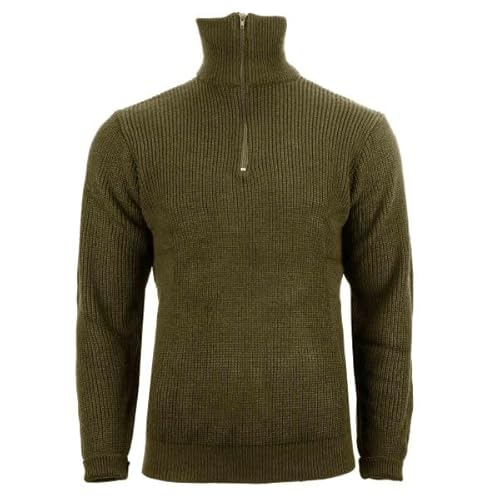 Pullover Troyer 750 g oliv Größe L von Mil-Tec