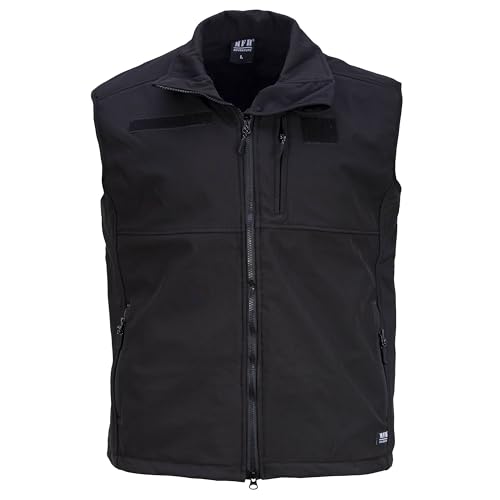 Softshell Outdoor Weste schwarz Größe L von Mil-Tec