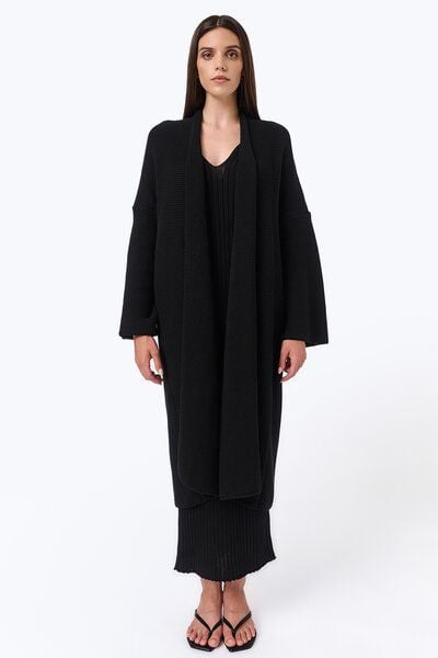 Mila.Vert Gestrickter Cardigan mit Pinpoint-Struktur von Mila.Vert