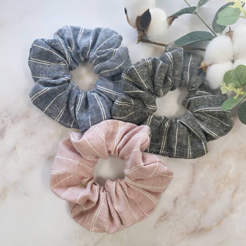 Scrunchie Aus Bio-Baumwolle Und Hanf von MilaRoseStudioDesign