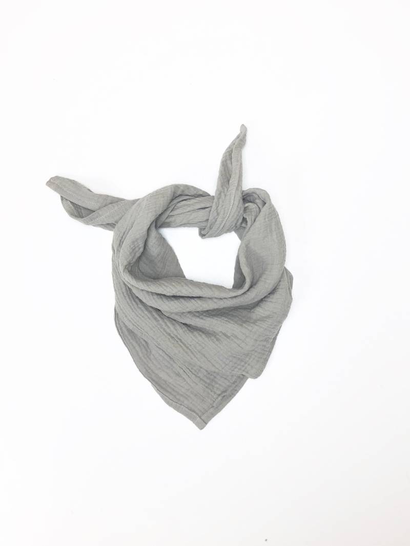 Musselin Tuch Schal Grau Kids von MilaandMalla