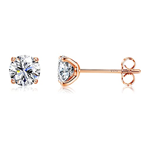 MILACOLATO 925 Silber CZ Ohrstecker Ohrringe Für Damen Herren, Langer Stift Zirkonia Aurora Regenbogen Ohrstecker, Mit Platin Gold Roségold Überzogener Winziger CZ Schläfer Ohrring Hypoallergen, 5mm MILACOLATO 925 Silber CZ Ohrstecker Ohrringe Für Damen Herren, Langer Stift Zirkonia Aurora Regenbogen Ohrstecker, Mit Platin Gold Roségold Überzogener Winziger CZ Schläfer Ohrring Hypoallergen, 5mm von Milacolato