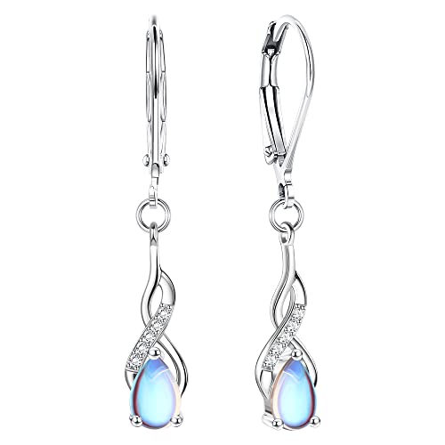 MILACOLATO 925 Silber Ohrringe für Damen Regenbogen Mondstein Zirkonia Creolen Ohrringe Hängend Silber 925 Leverback Mondstein CZ Infinity Ohrringe Silber Schmuck für Frauen Mädchen MILACOLATO 925 Silber Ohrringe für Damen Regenbogen Mondstein Zirkonia Creolen Ohrringe Hängend Silber 925 Leverback Mondstein CZ Infinity Ohrringe Silber Schmuck für Frauen Mädchen von Milacolato