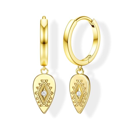 MILACOLATO Creolen Anhänger Ohrringe Gold für Damen Creolen Silber 18K Vergoldete Klein Kleine Hypoallergen Mittelgroß Herz Stern Chirurgenstahl Damenohrringe Ohrringe Damen Nickelfrei Schmuck Damen MILACOLATO Creolen Anhänger Ohrringe Gold für Damen Creolen Silber 18K Vergoldete Klein Kleine Hypoallergen Mittelgroß Herz Stern Chirurgenstahl Damenohrringe Ohrringe Damen Nickelfrei Schmuck Damen von Milacolato