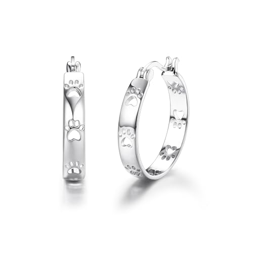 MILACOLATO Ohrringe Creolen Silber 925 für Damen Gold Silber Creolen Goldene Klein Mittelgroß Vergoldete Chirurgenstahl Damenohrringe Nickelfreie Ohrringe Nickelfrei Schmuck Damen von Milacolato