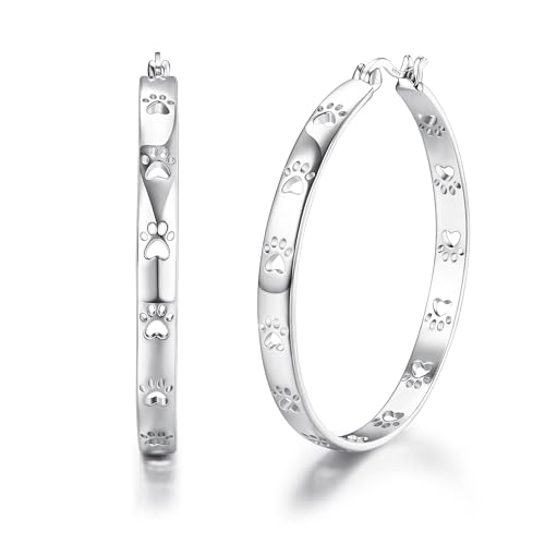 MILACOLATO Ohrringe Creolen Silber 925 für Damen Gold Silber Creolen Goldene Klein Mittelgroß Vergoldete Chirurgenstahl Damenohrringe Nickelfreie Ohrringe Nickelfrei Schmuck Damen von Milacolato