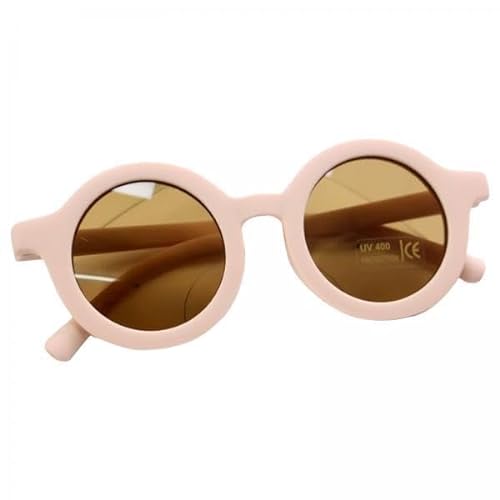 Milageto 4x Klassische Kinder Sonnenbrille mit Rahmen, Kleinkindbrille, Flexibel, für Kleinkinder, Kleinkinder, Mädchen, Rosa von Milageto
