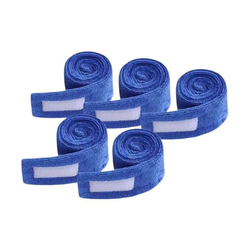 Milageto 5x Make-Up Handtuch Saugfähigen Baumwolle Haar Wrap Tragbare Hot Hair Tool SPA Haar Band Salon Dauerwelle Stirnband für Waschen Gesicht Sport, Blau von Milageto