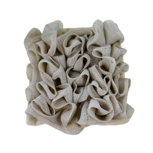 Milageto Badschwamm Duschkugel Reinigung Pinsel Ergonomisch Schnell trocknend Badball Schwamm für Erwachsene Kinder waschen Haut schrubben, Khaki von Milageto