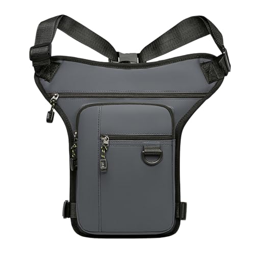 Milageto Bag Motorrad Hüfttasche Schultertasche Organizer, Hüfttasche, Oberschenkeltasche zum Laufen, Outdoor-Fahren, Grau Milageto Bag Motorrad Hüfttasche Schultertasche Organizer, Hüfttasche, Oberschenkeltasche zum Laufen, Outdoor-Fahren, Grau von Milageto