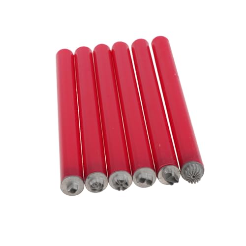 Milageto -Blumenstempelstift, DIY-Nagelkunstwerkzeuge, Handarbeit in verschiedenen Designs für Mädchen und Frauen, Blumenstempelstifte, 6 Stück von Milageto