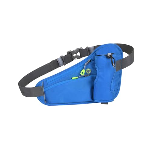 Milageto Laufgürtel Outdoor-Sport-Hüfttasche, Gürteltasche, Geldbörse, Telefonhalter, Jogginggürtel, Mehrzweck für Training, Fitnessstudio, Wandern, Blau von Milageto