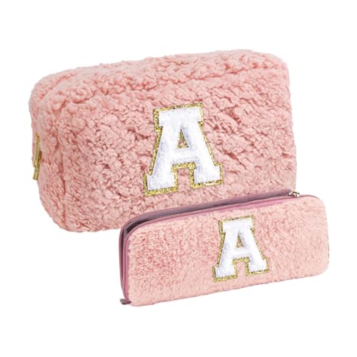 Milageto Make -up -Tasche Toilettenbeutel Waschbeutel große Kapazität Geschenke Kosmetiktasche Make -up -Organisator für Familienfreunde Mädchen Frauen Mama, Rosa von Milageto