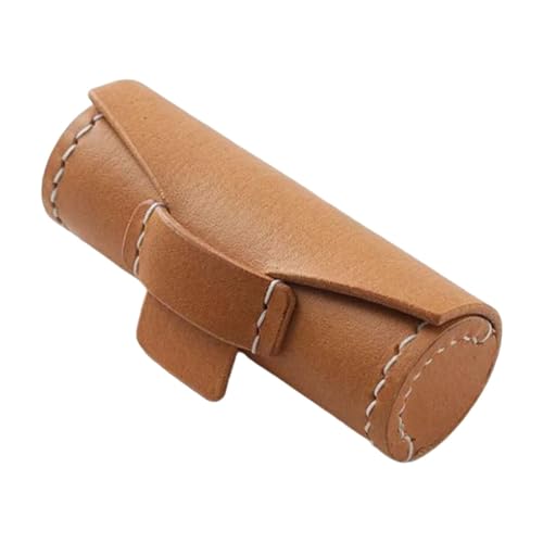 Milageto Mini Lippenstift Tasche Staubdicht Kratzfest Kompakte Frauen Geschenke Mehrzweck, Braun von Milageto
