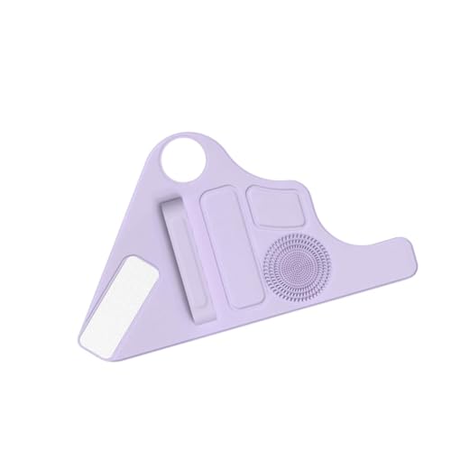 Milageto -Pinsel-Reinigungsmatte, Make-up-Assistent-Tool-Organizer zur Aufbewahrung, tragbarer -Make-up-Pinselhalter für Eyeliner, Lila von Milageto