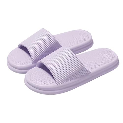 Milaloko Frauen Männer Dusche Hausschuhe Rutschfeste Badezimmer Sliders Dusche Sandalen Unisex Slip On Hausschuhe für Zuhause Indoor Badezimmer Pool von Milaloko
