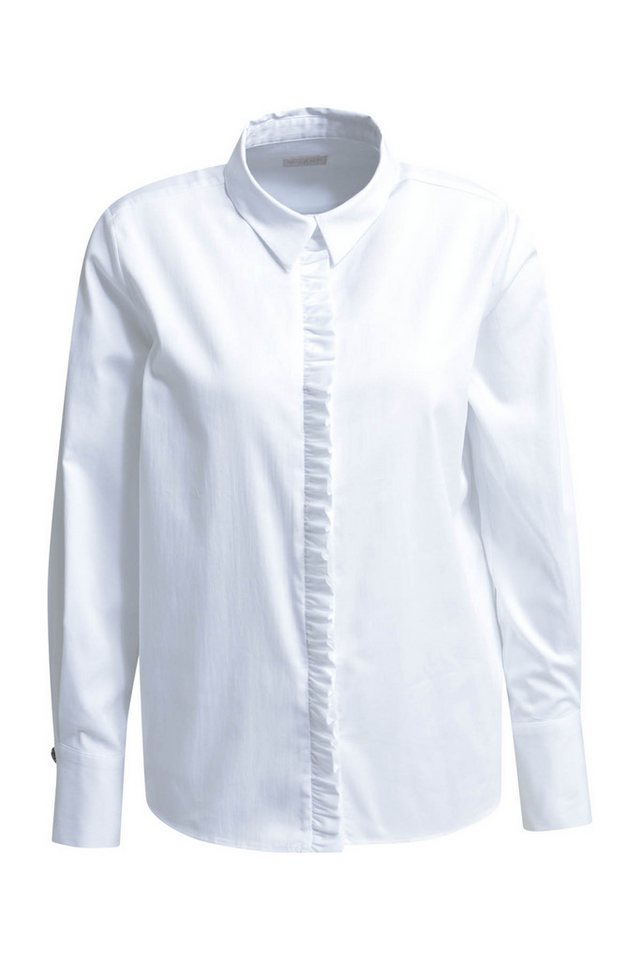 Milano Italy Blusentop SHIRT BLOUSE W/ SMALL RUFFLE PLACKE von Milano Italy