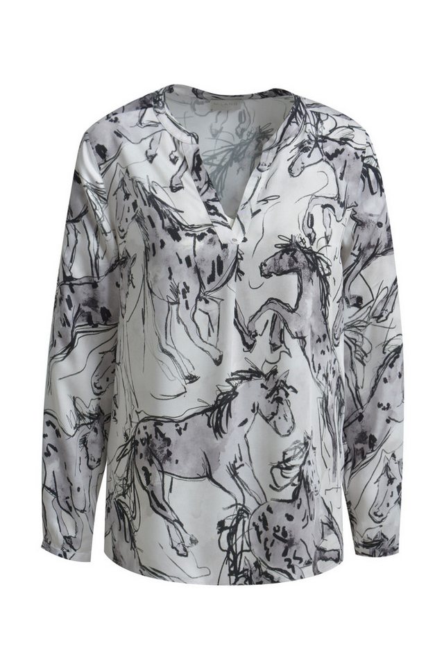 Milano Italy Blusentop V-NECK BLOUSE 1/1 SLEEVE von Milano Italy