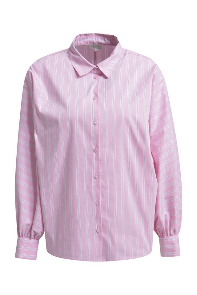 Milano Italy Blusentop Wide-Fit Bluse mit Streifenmuster von Milano Italy