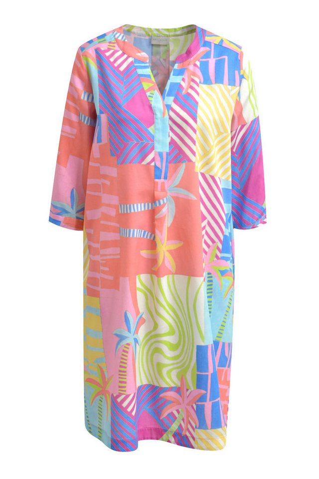 Milano Italy Maxikleid DRESS W ROUNDNECK AE SHORT PLACKET von Milano Italy