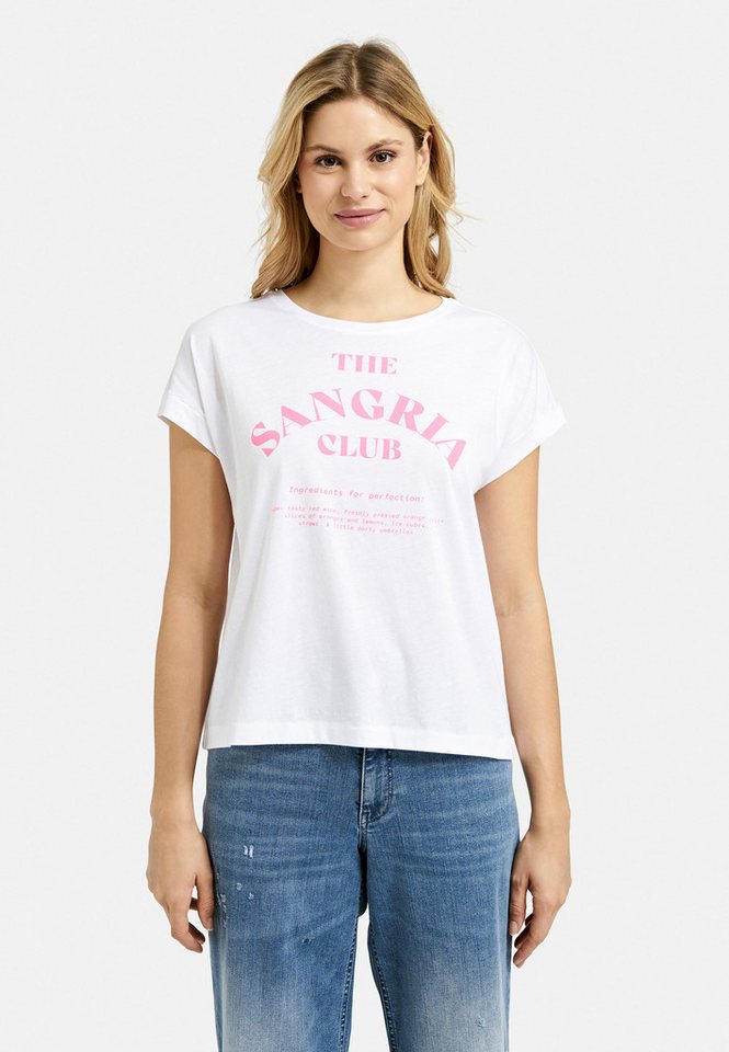 Milano Italy Rundhalsshirt mit überschnittenen Schultern von Milano Italy