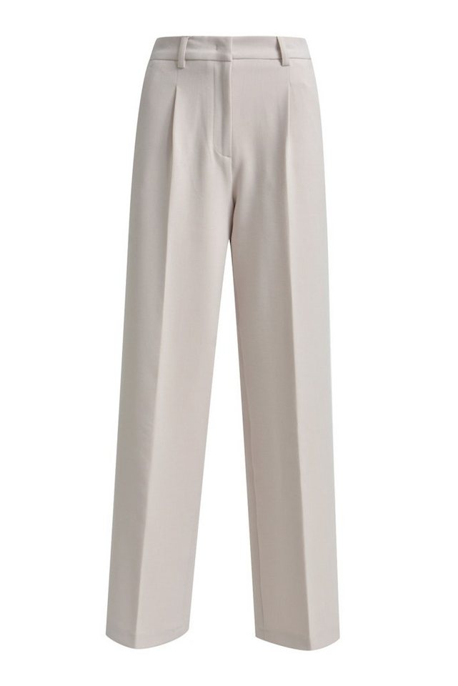 Milano Italy Stoffhose STRAIGHT WOVEN PANTS W FRONT PLEATS von Milano Italy