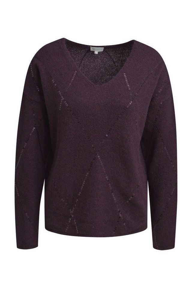 Milano Italy Strickpullover V-NECK PULLOVER WITH Milano Italy Strickpullover V-NECK PULLOVER WITH von Milano Italy