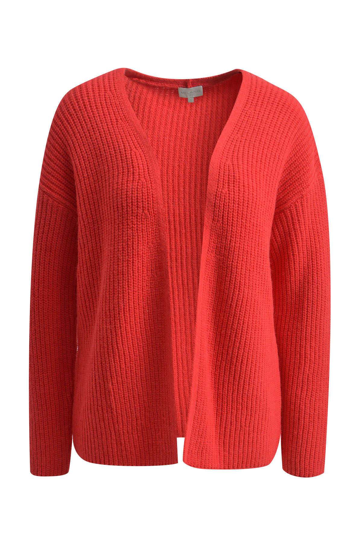 Milano Italy - open Cardigan w 1/1 sleeve ruby - Gr. - M von Milano Italy