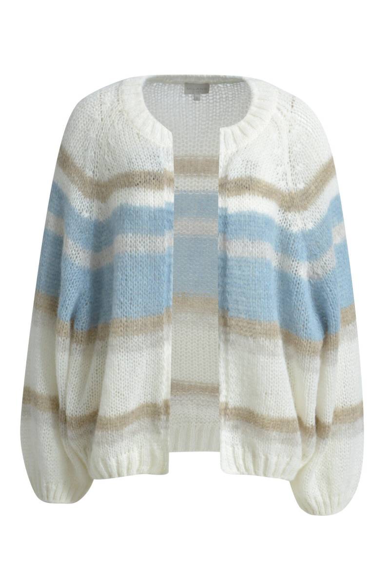 Milano Italy - open cardigan 1/1 raglan sleeve cornflower print - Gr. - XS von Milano Italy
