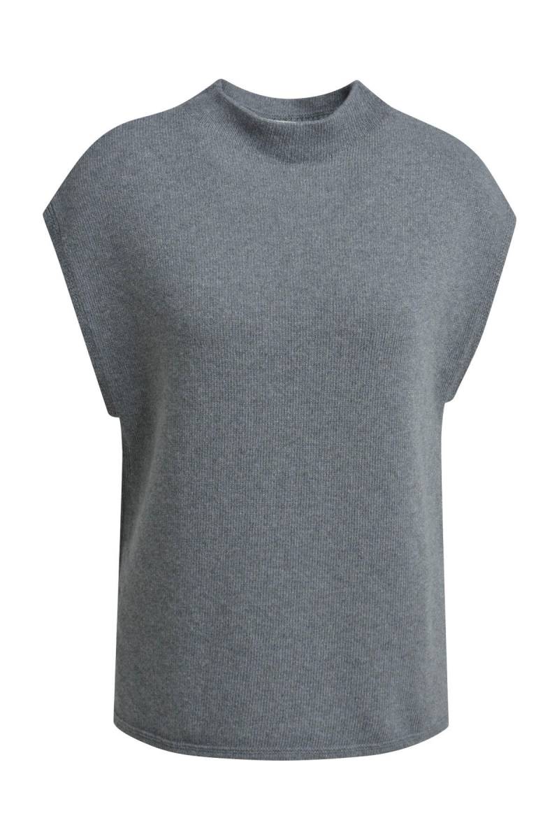 Milano Italy - pullunder with small stand up collar anthracite - Gr. - L von Milano Italy