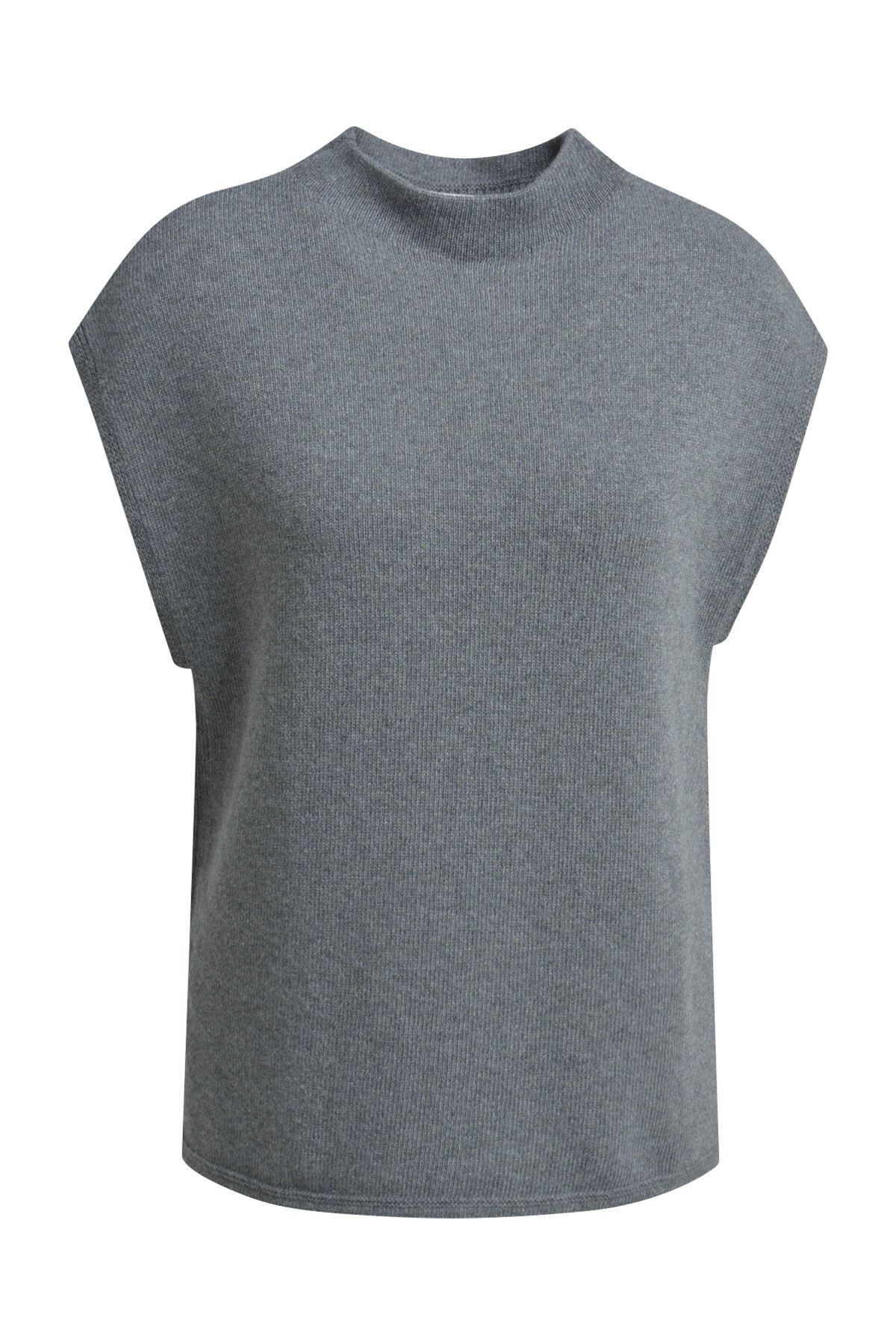 Milano Italy - pullunder with small stand up collar anthracite - Gr. - XS von Milano Italy