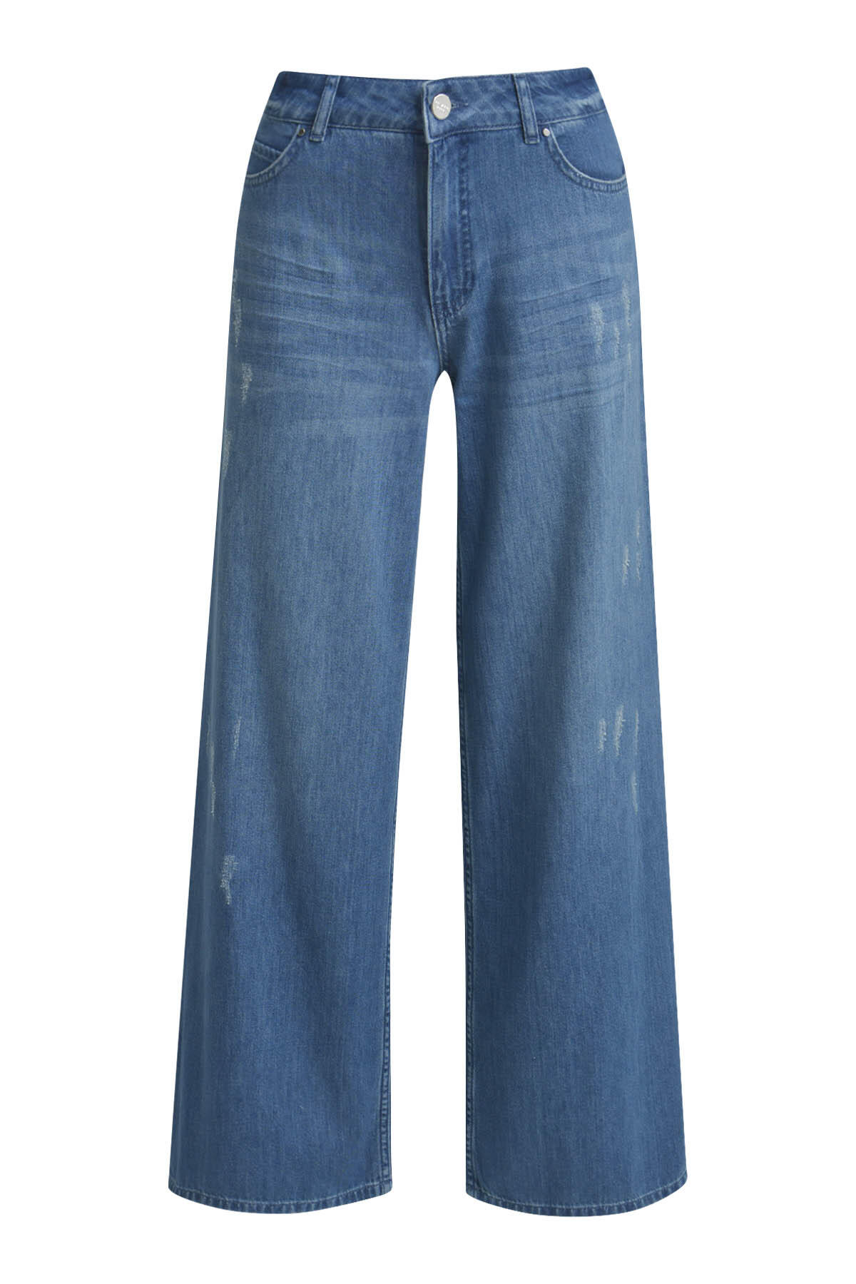 Milano Italy - wideleg denim pants denim - Gr. - 38 von Milano Italy