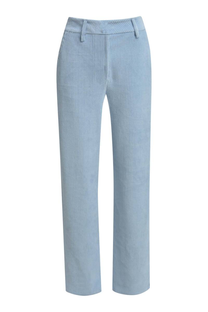 Milano Italy - wideleg pants french pockets, elastic waist at back cornflower blue - Gr. - 38 von Milano Italy