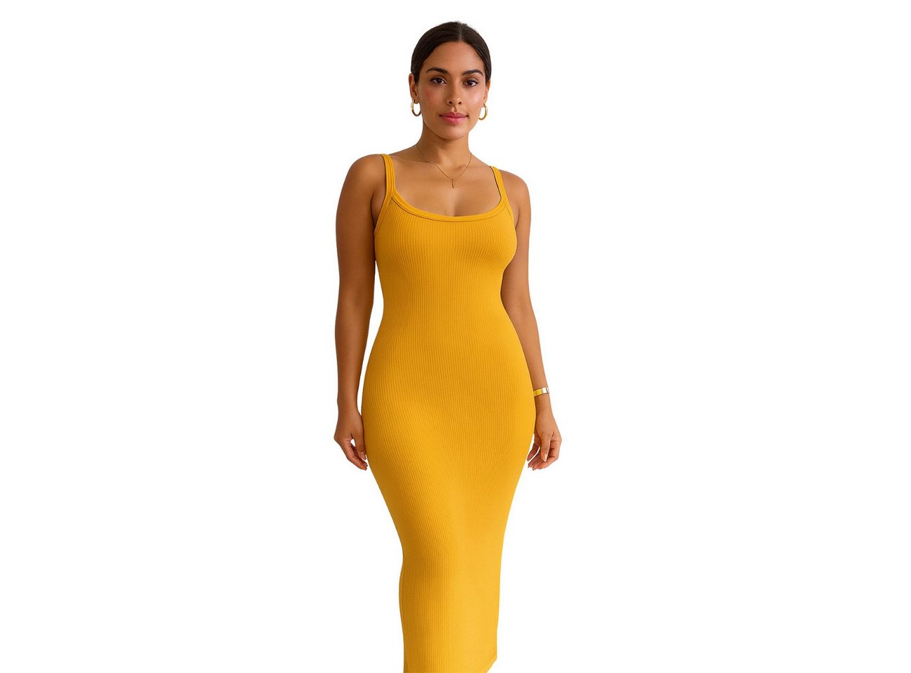 Milauren Maxikleid PRISMÉ figurbetont Limited Style Slim fit Sommerkleid von Milauren