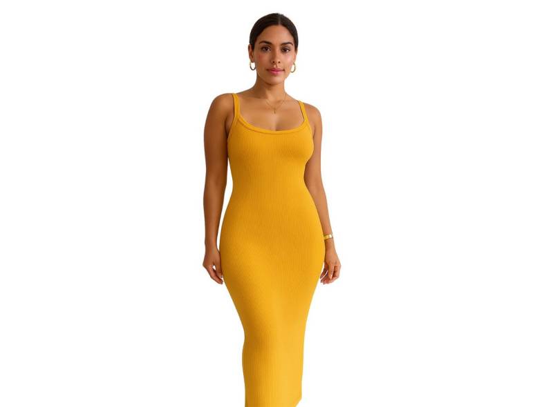 Milauren Maxikleid PRISMÉ figurbetont Limited Style Slim fit Sommerkleid von Milauren