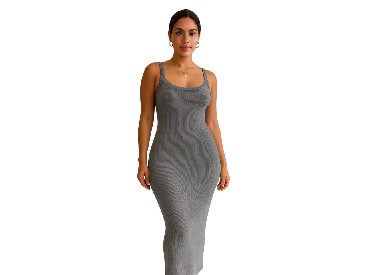 Milauren Maxikleid PRISMÉ figurbetont Limited Style Slim fit Sommerkleid von Milauren