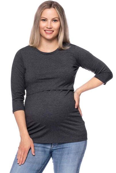 Milchshake 103 BASIC Umstands- und Stillshirt 3/4 Arm aus Bio-Baumwolle Milchshake 103 BASIC Umstands- und Stillshirt 3/4 Arm aus Bio-Baumwolle von Milchshake