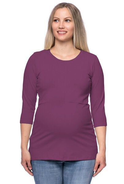 Milchshake 103 BASIC Umstands- und Stillshirt 3/4 Arm aus Bio-Baumwolle Milchshake 103 BASIC Umstands- und Stillshirt 3/4 Arm aus Bio-Baumwolle von Milchshake