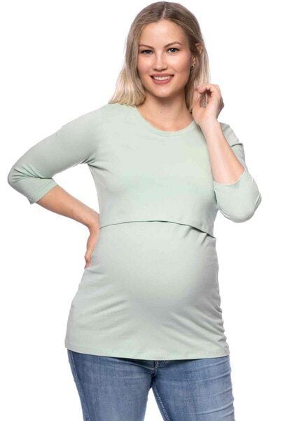 Milchshake 103 BASIC Umstands- und Stillshirt 3/4 Arm aus Bio-Baumwolle Milchshake 103 BASIC Umstands- und Stillshirt 3/4 Arm aus Bio-Baumwolle von Milchshake