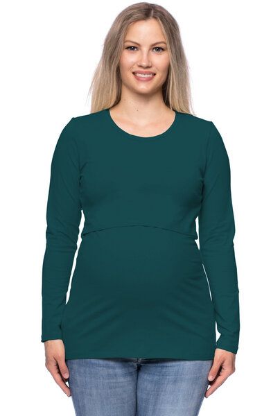 Milchshake 103 BASIC Umstands- und Stillshirt langarm aus Bio-Baumwolle Milchshake 103 BASIC Umstands- und Stillshirt langarm aus Bio-Baumwolle von Milchshake