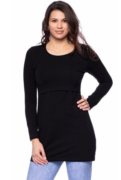 Milchshake 107 BASIC Langarm Umstands- und Stillshirt aus Bio Baumwolle von Milchshake