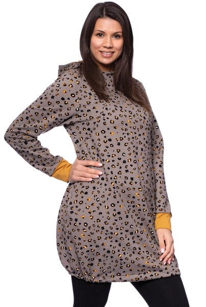 Milchshake FRIEDA kuschelweiches Umstands-Stillhoodiekleid aus Bio Baumwolle von Milchshake