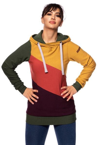 Milchshake LILAN warmer Umstands- und Stillpullover Hoodie aus softer Bio Baumwolle von Milchshake