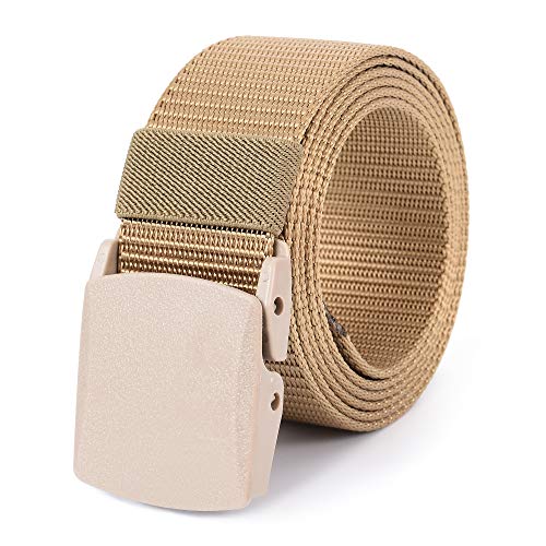 Mile High Life | Nylon-Webgürtel | Outdoor Militärgürtel | Passend zugeschnitten Größe bis zu 1,32 m | Breite 3,8 cm | TSA Frei Kunststoffschnalle von Mile High Life