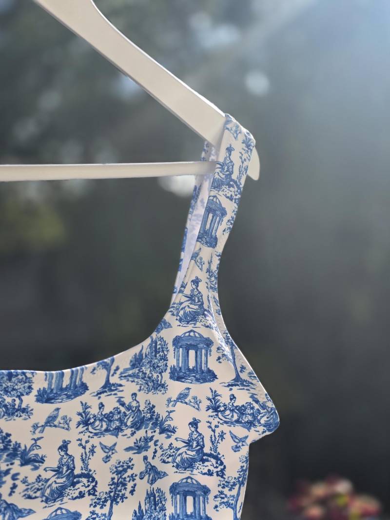 Vintage Retro Edel Inspirierter Einteiliger Badeanzug von Milenecollie